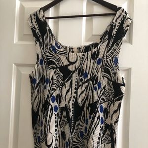 Nicola Crinkle Stretch Shell Tank Top